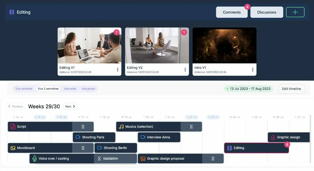 Planning at the heart of the app