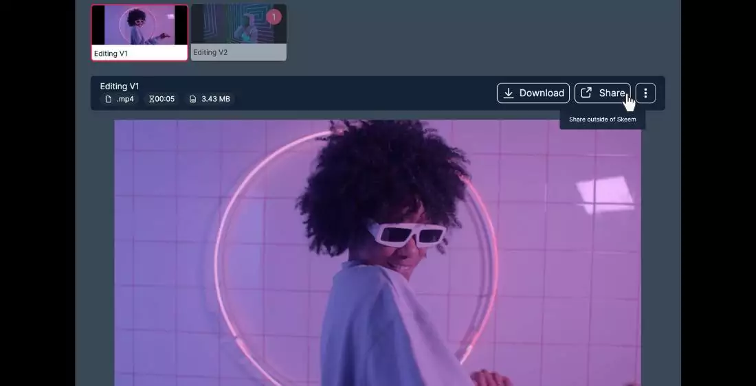 Share and deliver without constraints