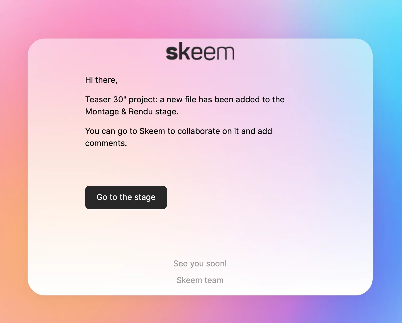 No need for training!